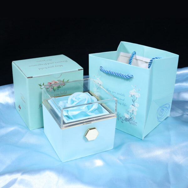 Rotating Rose Jewelry Gift Box – Perfect for Her - Image 2