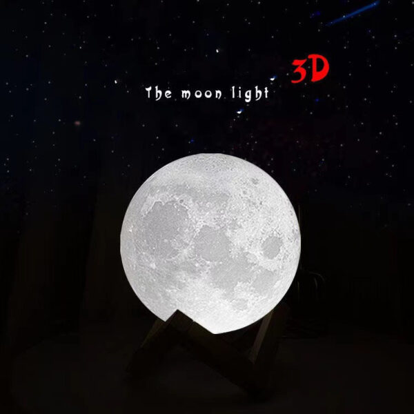 3D Moon Night Lamp - Image 2