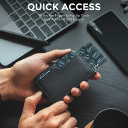 RFID Blocking Leather Card Wallet