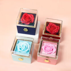 Rotating Rose Jewelry Gift Box – Perfect for Her