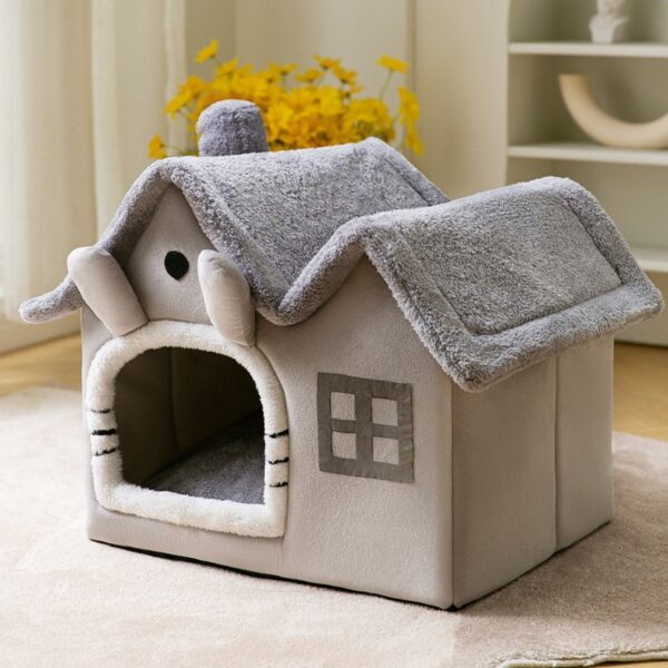 Foldable Warm Dog  & Cat Bed - Image 4