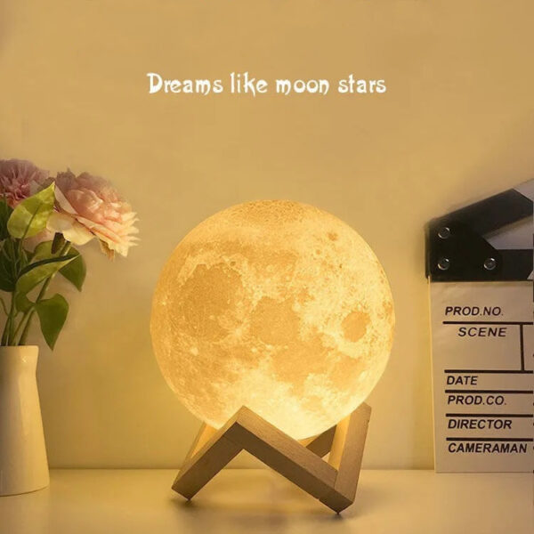 3D Moon Night Lamp - Image 5