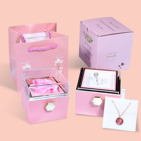Rotating Rose Jewelry Gift Box – Perfect for Her - Image 6