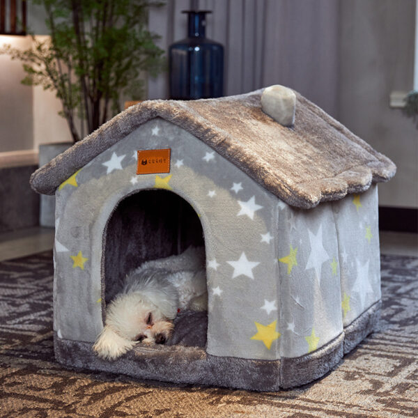Foldable Warm Dog  & Cat Bed - Image 3