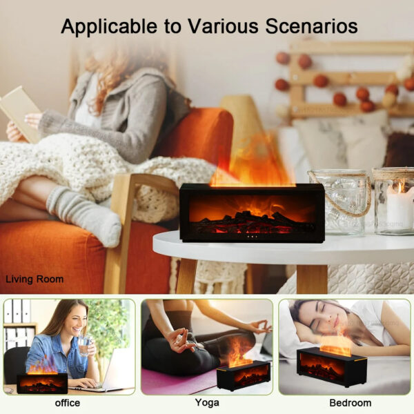 3D Flame Essential Oil Diffuser - Image 6