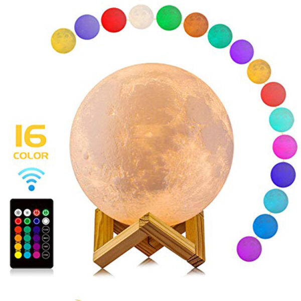 3D Moon Night Lamp - Image 6