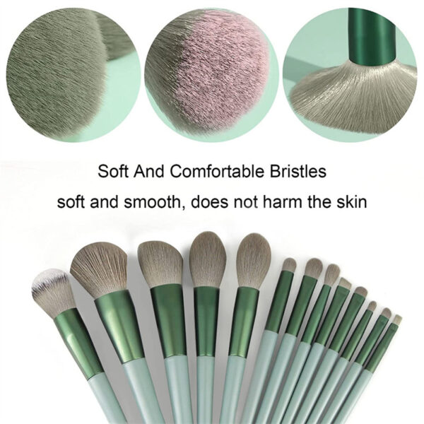 13-Piece Professional Makeup Brush Set - Image 6