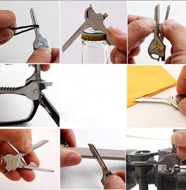 Mini Multi-Tool Keychain – Survival Gear on the Go - Image 6