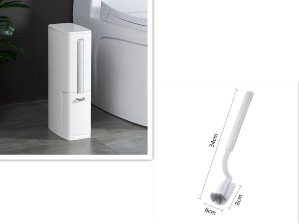 Creative Toilet Brush & Trash Can Set - Image 8