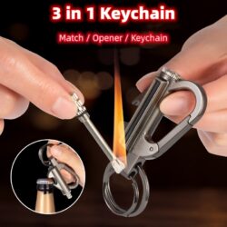 Reusable Metal Keychain Lighter