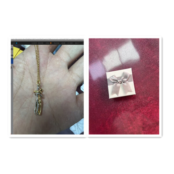 Love Hug Pendant Necklace - Image 6