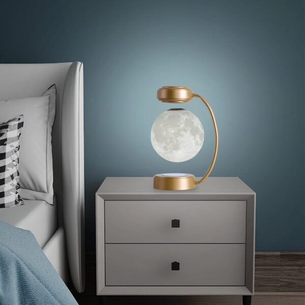 3D LED Levitating Moon Lamp - Image 5
