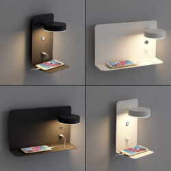 USB Charging Bedside Lamp