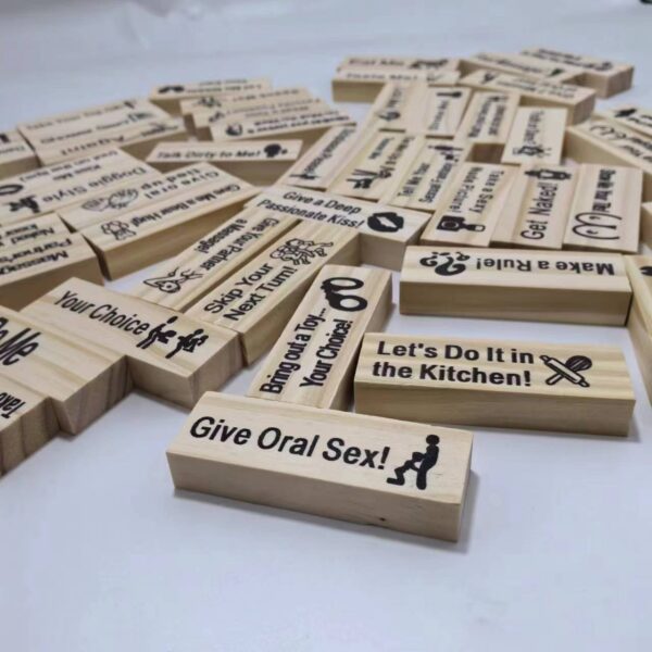 Couple Game Night Jenga Tower - Image 3