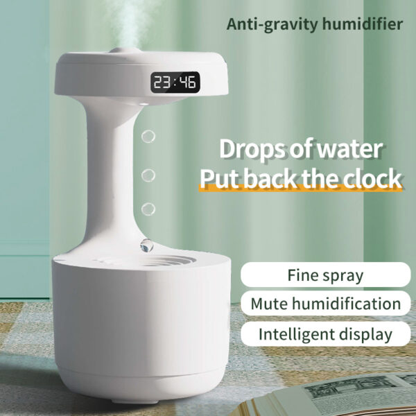 Anti-Gravity Humidifier & Clock - Image 2