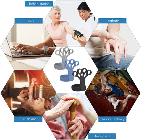 Silicone Finger Grip Strength Trainer - Image 4