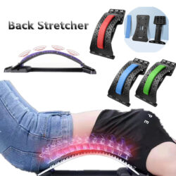Adjustable Back Stretcher &amp & Massager