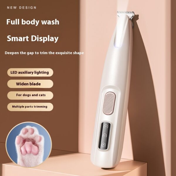 LED Pet Hair Trimmer with Widen Blade - Image 4