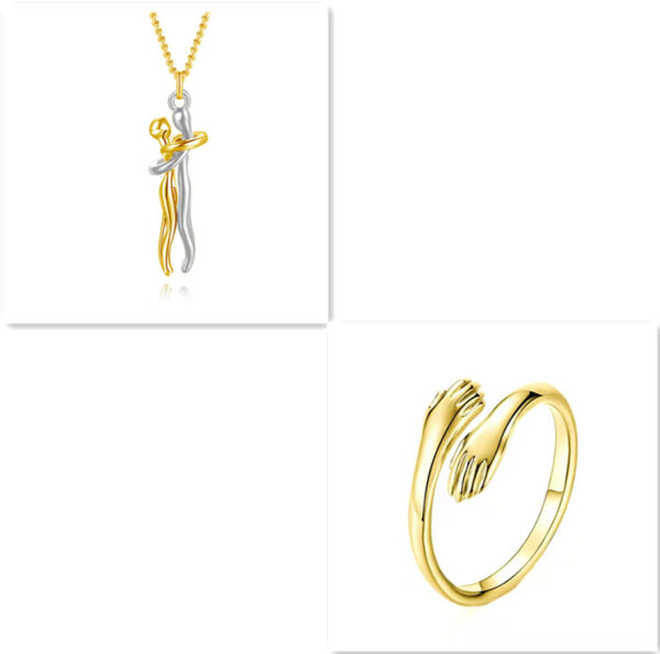 Love Hug Pendant Necklace - Image 9
