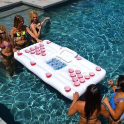 Inflatable Beer Pong Table & Ice Cooler