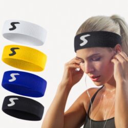 Sweat-Absorbing Fitness Headband