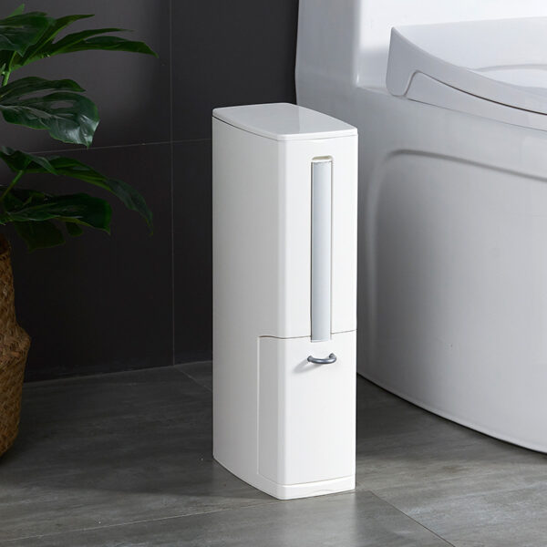 Creative Toilet Brush & Trash Can Set - Image 7