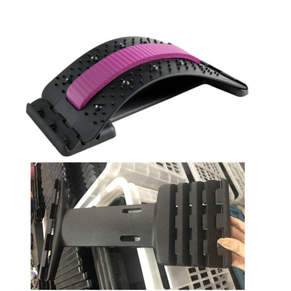 Adjustable Back Stretcher &amp & Massager - Image 3