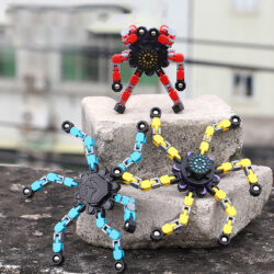 Deformed Fidget Spinner Chain Toy