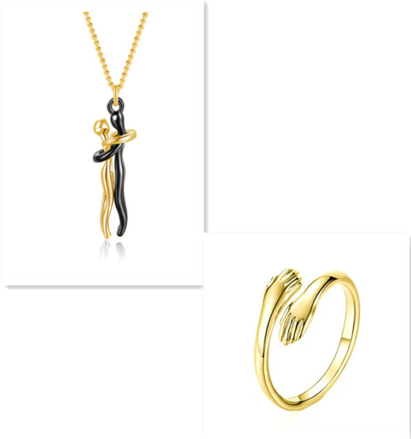 Love Hug Pendant Necklace - Image 4