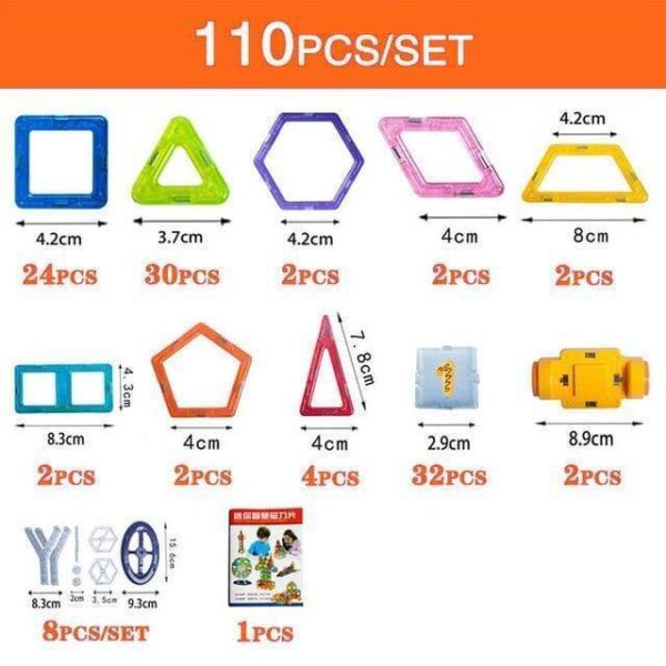 Magnetic Building Blocks Construction Set - Image 6