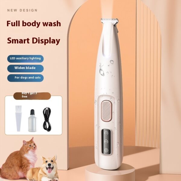 LED Pet Hair Trimmer with Widen Blade - Image 9