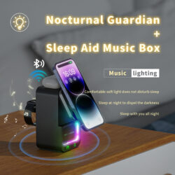 5-in-1 Bluetooth Speaker & Wireless Charger