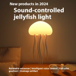 LED Jellyfish Mood Lamp Night Light
