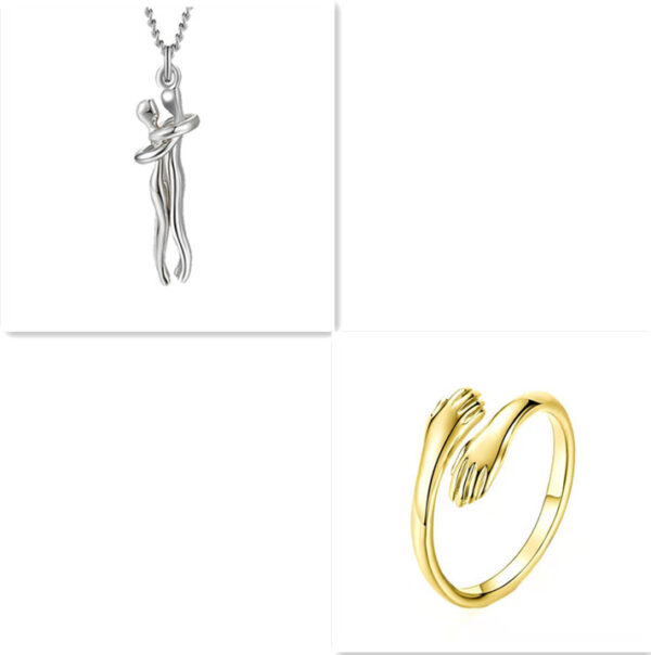 Love Hug Pendant Necklace - Image 7