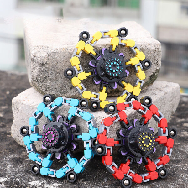 Deformed Fidget Spinner Chain Toy - Image 3