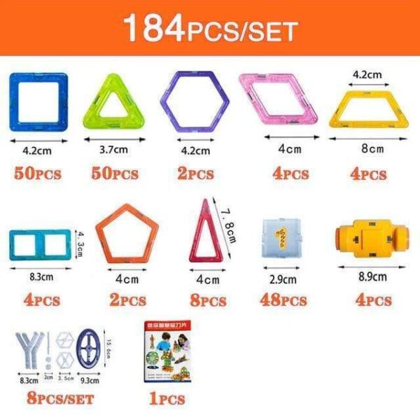 Magnetic Building Blocks Construction Set - Image 7