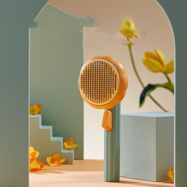 Self-Cleaning Cat Brush for Hair Removal - Image 8