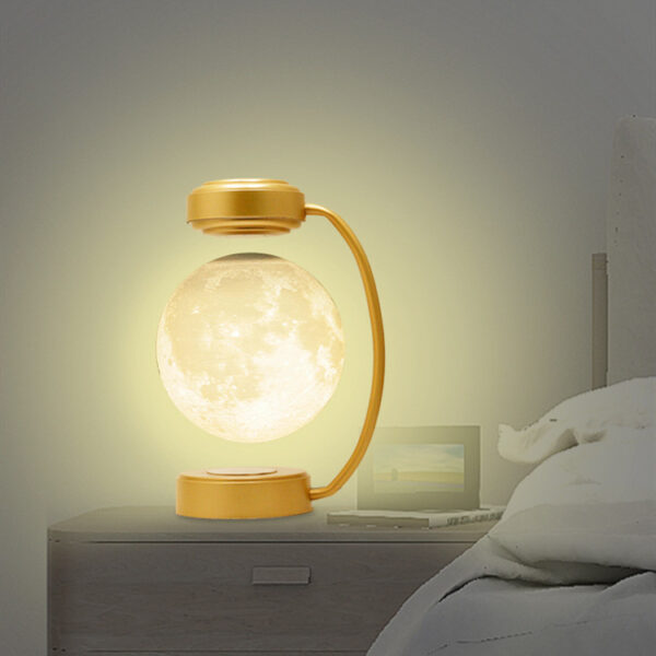3D LED Levitating Moon Lamp - Image 6