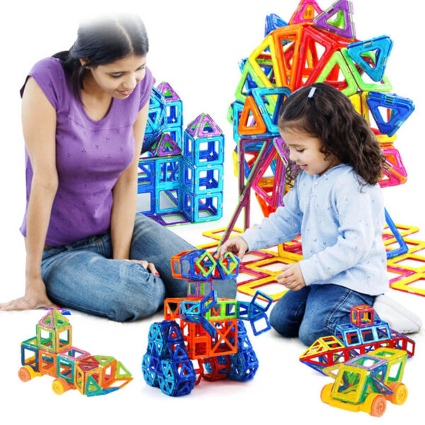 Magnetic Building Blocks Construction Set - Image 4