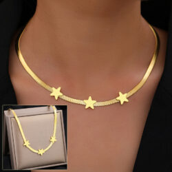 Gothic Blade & Snake Chain Necklace for Women