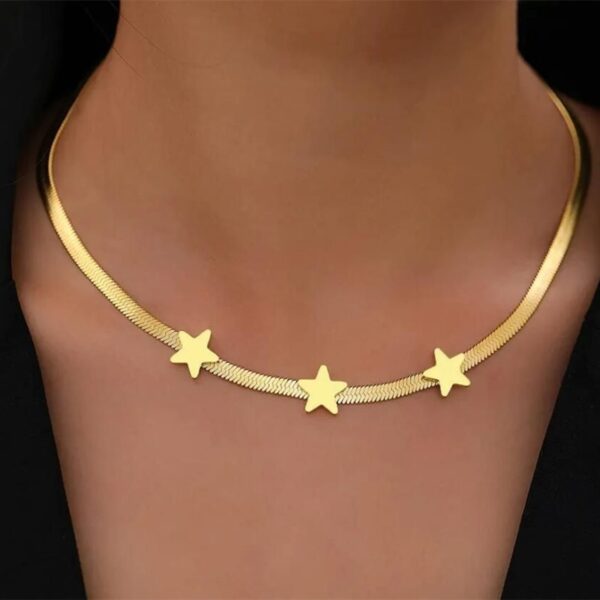 Gothic Blade & Snake Chain Necklace for Women - Image 4