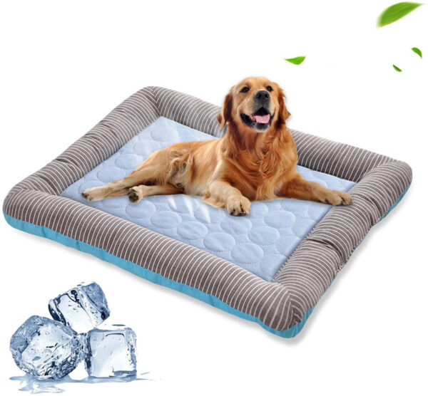 Cooling Pet Bed Mat – Summer Ice Silk