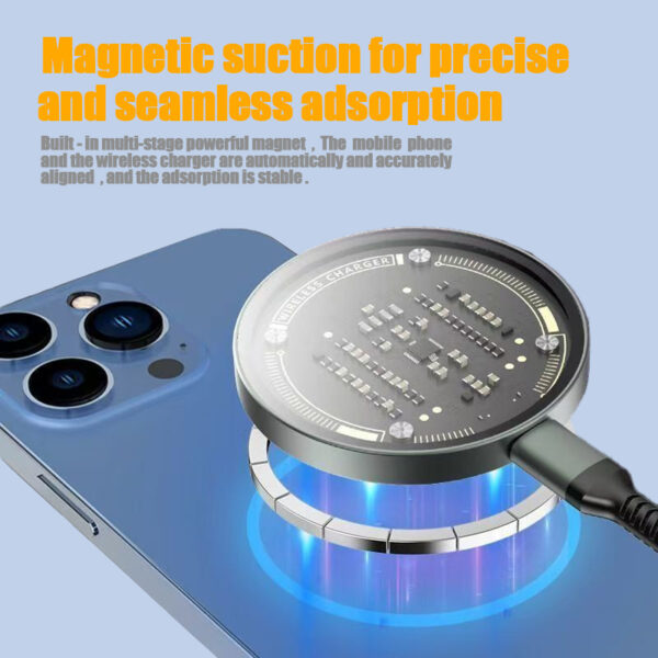 Qi2 15W Magnetic Wireless Charger - Image 5
