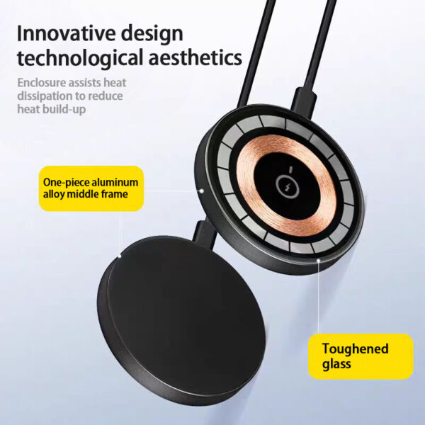Qi2 15W Magnetic Wireless Charger - Image 3