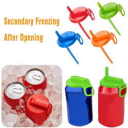 soda lid cover with straw