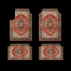 Retro Car Foot Mat