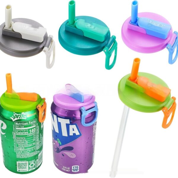 soda lid cover with straw - Image 6