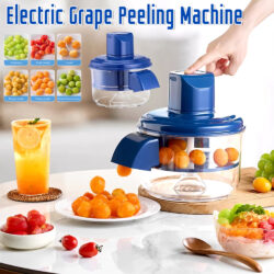 Automatic Electric Grape Peeler | Rechargeable Fruit Skin Remover